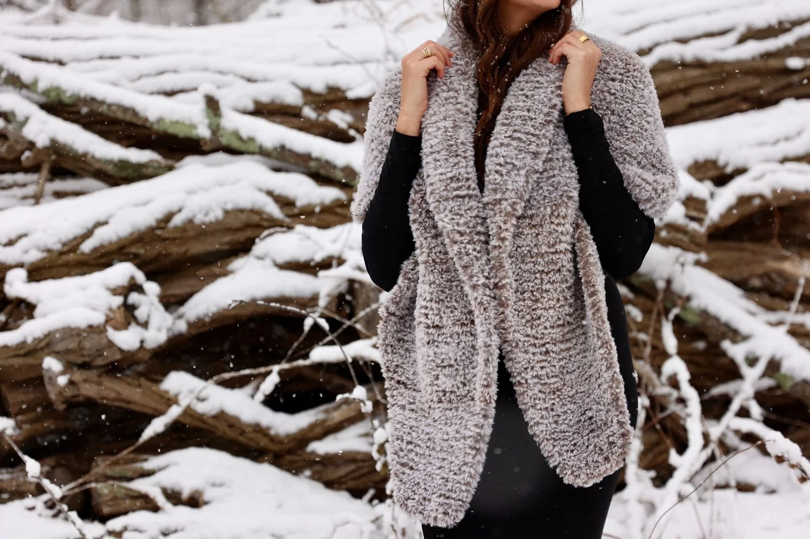 【GADID ANONIEM】GRAPHIC KNIT STOLE GADID ANONIEM】GRAPHIC KNIT STOLE
